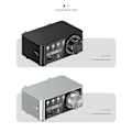 Miniatyrbillede 4 af 5: 50W + 50W 100W Bluetooth 5.0 Forstærker Digital Audio Power Amp Sølvgrå
