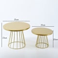 Miniatyrbillede 4 af 5: 2 stk. Metal Kagefade, 8/10 tommer Søjle Style Cupcake Display Stand Dessertbakke Tærtefade Til Bagning