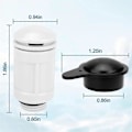 Miniatyrbillede 4 af 5: 12363 12373 Luftdyseventil & Luftdyseventilhætte Passer til Intex Overjordisk Poolindløb Kompatibel med