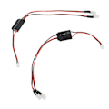Pikkukuva 1 / 5: 2kpl LED-ajovalot HAIBOXING HBX 16889 16889A 16890 16890A SG1601 SG1602 1/16 RC-auton päivitykseen