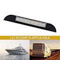 Pikkukuva 3 / 5: 9 LED Markiisivalo 12V 24V Vedenpitävä 256mm Ulkokäyttöön Asuntovaunuvalaisin Musta