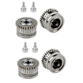 Miniatyrbillede 1 af 5: Ny 3D-printer Dual Gear Extruder Kit til K1/K1C/K1 Max/Ender3/V3 Plus V3 Opgradering 3.0 Hærdet Stål
