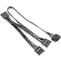 Pikkukuva 1 / 5: 5-nastainen 3-porttinen SATA-oheisvirtalähdekaapeli modulaariseen PSU:hun