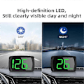 Miniatyrbillede 5 af 5: Universal Digital GPS Speedometer Påmindelsesmåler HD LCD-display