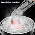 Pikkukuva 4 / 5: 932f Erittäin kuumuutta kestävät käsineet grilliin, vedenpitävät pitkähihaiset grillikäsineet rasvakeittimelle,