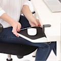 Miniatyrbillede 4 af 4: Ergonomisk Musestativ 360° Drejelig Håndledsstøtte Underbord Udvidelsesplade Klemme På