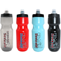Miniatyrbillede 2 af 2: JUSCH Mountain landevejscykel drikkedunk stor kapacitet bærbar plastik udendørs sports drikkedunk sort 610ml(WZ2064),QINWEI-962