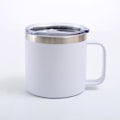 Miniatyrbild 1 av 3: JUSCH Kaffemugg, 35 cl Kaffemugg St Muggar 304 Rostfritt Stål Foder för Familje- och Campingbruk (Vit)(WZ1623),QINWEI-389