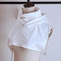 Miniatyrbillede 4 af 4: Nyt Middelalder Kostume Tilbehør Falsk Krave Hættekappe Kappe Cosplay Assassin Hat Unisex Krave Efterår Vinter Skjorte Falsk Krave