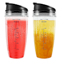 Pikkukuva 3 / 5: 24OZ Korvaavat Kupit Yhteensopivat Ninja Nutri BN401, BN701, SS101, BN400, BN800, BN801 Tehosekoittimen Kanssa