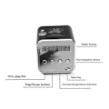 Miniatyrbild 5 av 5: TD-V26 Digital Bärbar Mini FM Radio Mottagare LED Högtalare Trådlös Högtalare MP3 Stöd SD/TF Ca