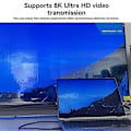 Miniatyrbild 4 av 5: USB C OTG Adapter Typ C till USB Typ-C 40Gbps 240W Digital Display OTG Adapter Dataöverföringsadapter
