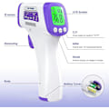 Miniatyrbillede 2 af 5: Pande Termometer Infrarød Voksen Termometer, Berøringsfrit Termometer, LCD Display, Hukommelsesfunktion, Infrarødt Termometer Til Barn, Voksen, Objekt