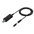 Miniatyrbild 1 av 5: USB DC 5V till 9V 12V Strömkabel för Router Laddning WIFI Adapter Kabel USB Boost Modul Omvandlare Via Po