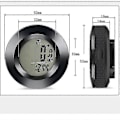 Miniatyrbillede 3 af 4: Trådløs Cykelcomputer, Vandtæt Trådløs Cykelcomputer, Speedometer med 3-farvet Baggrundsbelysning, LCD Odometer