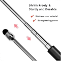 Miniatyrbillede 5 af 5: Universal Teleskopisk Stylus Pen til Touchskærme, (Sort)