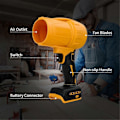 Miniatyrbild 5 av 5: Borstlös Turbo Jet Fläkt 30000RPM Sladdlös Elektrisk Luftfläkt Kraftfullt Handhållet Verktyg för Dewalt