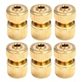 Miniatyrbillede 1 af 5: 6 stk. Vandhane Slangeadapter 1/2 Tomme Rørforbindelse Fittingsæt Hurtigkobling Haveslangekobling S