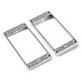 Pikkukuva 4 / 5: 2 kpl Humbucker-mikrofonirengas Metallinen kaareva pohjakehys LP PRS -kitaran osille