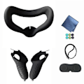 Pikkukuva 2 / 3: Musta uusi Oculus Quest2 silikonimaski, vuotamaton silmämaski, Quest toisen sukupolven suojapuku, Quest2 -lisävarusteet