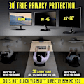 Miniatyrbild 2 av 5: SQCLV 24 tums datorskärmsfilter för 16:9 widescreen datorskärm - Anti-bländning - Anti-repskyddsfilm för datasekretess