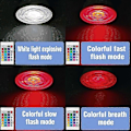 Miniatyrbillede 5 af 5: E14 LED Lampe Smart Pære Farve Spotlight Neonskilt RGB med Controller Lys Belysning Dæmpbar Natlampe-C