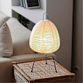 Miniatyrbild 3 av 5: Japansk Ris Papper Lykta LED Bordslampa Vardagsrum Sovrum Sängbord Studierum Hotell Hemvistelse Stativ Golvlampa, EU-kontakt