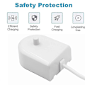 Miniatyrbillede 2 af 5: USB Oplader Base til Philips HX3000 HX6000 HX8000 HX9000 Serie Elektrisk Tandbørste Oplader Drevet