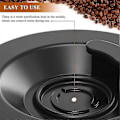 Miniatyrbillede 4 af 5: Silica Rengøringsdisk 4 stk Espresso Backflush Til Espresso Maskiner Kompatibel Med Rengøringstablet