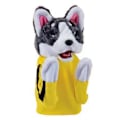 Miniatyrbilde 1 av 5: Kung-Fu Husky Dukkeleke med Lyd, Husky Plysjleker Hånddukke Valpe Muppets for Halloween, Fortelling, Rollespill