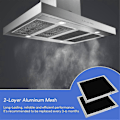 Miniatyrbilde 5 av 5: HPF36 Kullfilter Ikke-ventilert Kullfilter