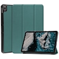 Miniatyrbilde 2 av 4: For Nokia Tablet T20 Deksel, Slim Shade Tri-Fold Stativ Hardt Skall Deksel for Nokia Tablet T20 (TA-1392) Utgitt i 2021 10.36\" (Mørkegrønn)