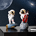 Pikkukuva 2 / 5: Astronautti Astronautti Koriste Tukkumyynti Olohuone Työpöytä Kotikoriste Pieni Koriste Lahja Kulta - Meditaatio Astronautti, QINWEI-183