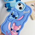 Pikkukuva 2 / 5: iPhone-kotelo Sarjakuva 3D-hahmo Design Puhelinkotelo Teini-ikäinen Viileä Silikoni Pehmeä Suojakotelo Blue 6PLUS/7PLUS/8PLUS