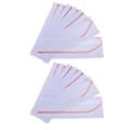 Miniatyrbilde 1 av 5: 40 stk Kokkeluer Papir Uniform Hatt Non-Woven Kokkehatt Papir Kokkehatt Sett