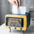 Miniatyrbillede 4 af 5: Servietbeholder med opbevaring, servietbeholder til papirservietter,