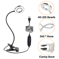 Miniatyrbild 3 av 6: Ljusstyrka Ögonskydd Book Clamp Light 360 ° Flexibel Clamp style1