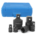 Miniatyrbillede 2 af 2: 6 stk./sæt Slagmøtrikskonverter Reducer Adapter Sæt 1/2 tommer 1/4 tommer 3/8 tommer 3/4 tommer