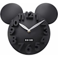 Miniatyrbillede 3 af 5: Børns vægmaleri Mickey Sort 3D Tal Kvarts Væg Ur til Soveværelse Børnehave Skole 32x28cm