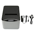 Miniatyrbilde 2 av 8: 80mm Termisk Kvitteringsskriver POS-skriver Automatisk Kutting USB LAN SERIAL Port Restaurant Kjøkken Skriver for Windows 100‑240V EU Plugg