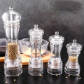 Miniatyrbilde 5 av 5: Klar akryl salt- og pepperkvern påfyllbar havsalt