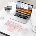 Miniatyrbild 4 av 8: 1 set Bluetooth-tangentbord Bluetooth-mus med
