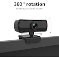 Miniatyrbillede 6 af 8: 1080P op til 2K webkamera, HD-webkamera med mikrofon og privatliv