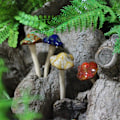 Miniatyrbillede 3 af 7: Danmu Havedekor, 4 stk. (Tilfældig farve) Keramiske svampe til