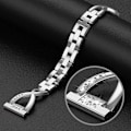 Miniatyrbild 2 av 5: Fitbit Versa-armband, aristokratisk, minimalistisk, silver