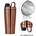 Miniatyrbillede 4 af 5: Rustfrit Protein Shaker Flaske i Rustfrit Stål Holder Varmt/Koldt