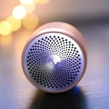 Pikkukuva 4 / 7: Vedenpitävä Bluetooth kaiutin, kannettava langaton minikaiutin ulkokäyttöön, vahva basso ja bassoradiaattorit, case ja karabiini (Rose)