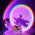 Miniatyrbillede 1 af 7: 16 farver solnedgangsprojektorlampe 360 graders rotation farve Changi