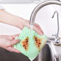 Pikkukuva 2 / 8: 10 kpl keittiöpyyhettä, käytännöllinen, kestävä, pehmeä kuitupuuvillainen kasvo- ja käsipyyhe (väri satunnainen)