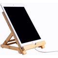 Miniatyrbilde 1 av 8: Bambus Tre Folding Tablet Stand Holder Kompatibel med iPad,